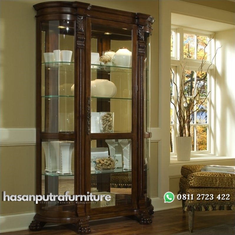 Lemari Pajangan Ukiran Jepara Hasan Putra Furniture Jepara - Indonesia Furniture 1 Lemari Pajangan Ukiran Jepara Hasan Putra Furniture Jepara - Indonesia Furniture