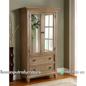 Lemari Pakaian Cermin Hasan Putra Furniture Jepara - Indonesia Furniture