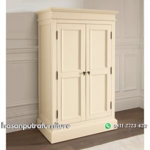 Lemari Pakaian Dua Pintu Duco Minimalis Hasan Putra Furniture Jepara - Indonesia Furniture