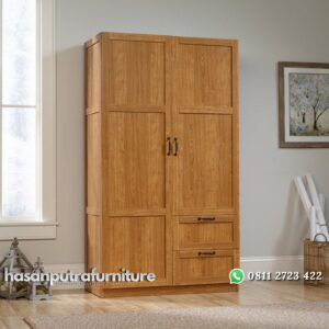 Lemari Pakaian Kayu Jati Asli Minimalis Hasan Putra Furniture Jepara - Indonesia Furniture
