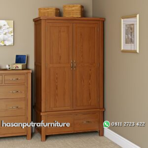 Lemari Pakaian Kayu Jati Jepara Minimalis Hasan Putra Furniture Jepara - Indonesia Furniture