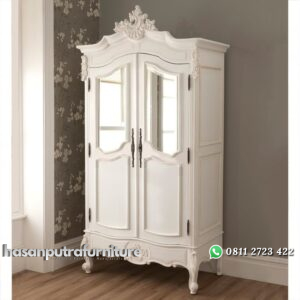 Lemari Pakaian Kaca Minimalis Modern Hasan Putra Furniture Jepara - Indonesia Furniture
