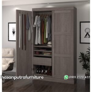 Lemari Pakaian Minimalis Hasan Putra Furniture Jepara - Indonesia Furniture