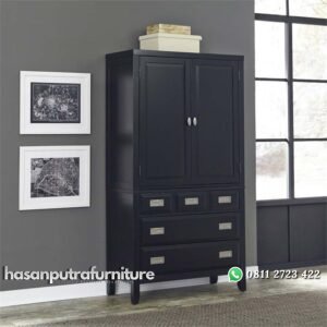 Lemari Pakaian Minimalis Modern Hasan Putra Furniture Jepara - Indonesia Furniture