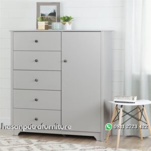 Lemari Pakaian Model Susun Minimalis Hasan Putra Furniture Jepara - Indonesia Furniture