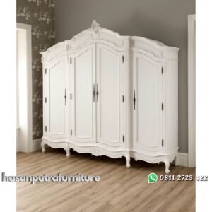 Lemari Pakaian Pintu 4 Duco Hasan Putra Furniture Jepara - Indonesia Furniture