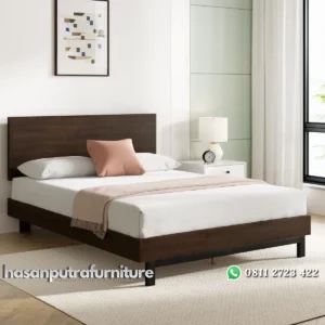 Lirime Ranjang Tidur Minimalis Kayu Jati Jepara Hasan Putra Furniture Jepara - Indonesia Furniture