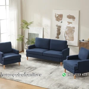 Livia Set Sofa Tamu Minimalis Modern Terbaru Kekinian Hasan Putra Furniture Jepara - Indonesia Furniture