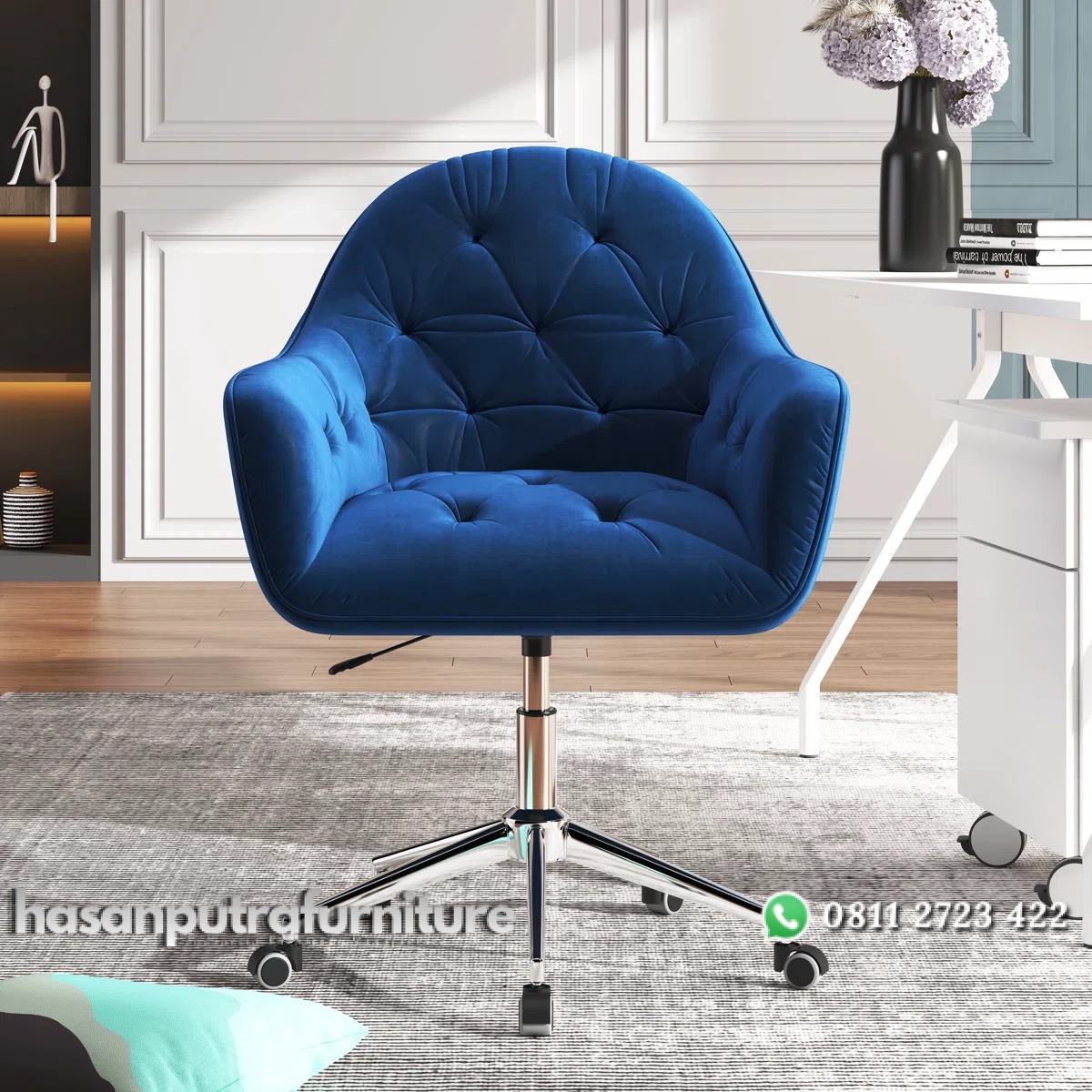 Liwia Kursi Kerja Kantor Desain Minimalni Modern Hasan Putra Furniture Jepara - Indonesia Furniture 2 Liwia Kursi Kerja Kantor Desain Minimalni Modern Hasan Putra Furniture Jepara - Indonesia Furniture - Gambar 2