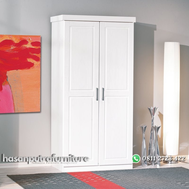 Lemari Pakaian Pintu 2 Warna Putih Minimalis Hasan Putra Furniture Jepara - Indonesia Furniture 1 Lemari Pakaian Pintu 2 Warna Putih Minimalis Hasan Putra Furniture Jepara - Indonesia Furniture