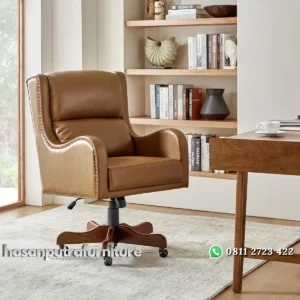 Lundgren Kursi Kerja Kantor Direktur Minimalis Hasan Putra Furniture Jepara - Indonesia Furniture