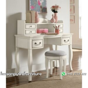 Meja Balajar Anak Perempuan Minimalis Hasan Putra Furniture Jepara - Indonesia Furniture