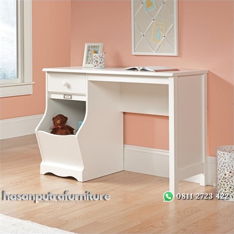 Meja Belajar Minimalis Putih Hasan Putra Furniture Jepara - Indonesia Furniture 1 Meja Belajar Minimalis Putih Hasan Putra Furniture Jepara - Indonesia Furniture