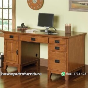 Meja Kantor Jati Hasan Putra Furniture Jepara - Indonesia Furniture