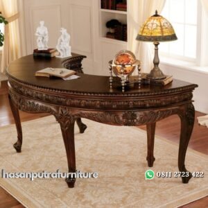 Meja Kantor Unik Ukiran Jepara Hasan Putra Furniture Jepara - Indonesia Furniture