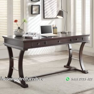 Meja Kerja Jati Minimalis Jakarta Hasan Putra Furniture Jepara - Indonesia Furniture