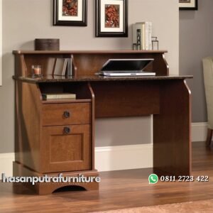 Meja Kerja Jati Modern Minimalis Hasan Putra Furniture Jepara - Indonesia Furniture