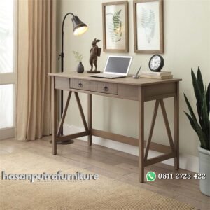 Meja Kerja Jati Minimalis Murah Hasan Putra Furniture Jepara - Indonesia Furniture