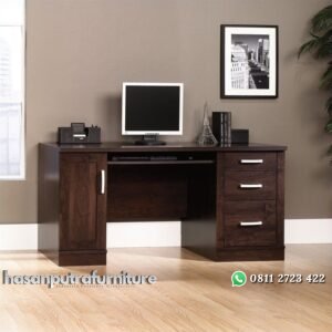 Meja Kerja Kantor Jati Hasan Putra Furniture Jepara - Indonesia Furniture