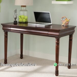 Meja Kerja Kayu Jati Minimalis Antik Hasan Putra Furniture Jepara - Indonesia Furniture