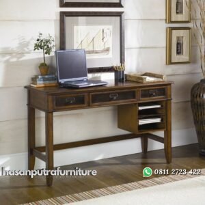 Meja Kerja Minimalis Jati Hasan Putra Furniture Jepara - Indonesia Furniture