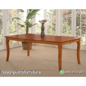 Meja Makan Kayu Jati Minimalis Hasan Putra Furniture Jepara - Indonesia Furniture