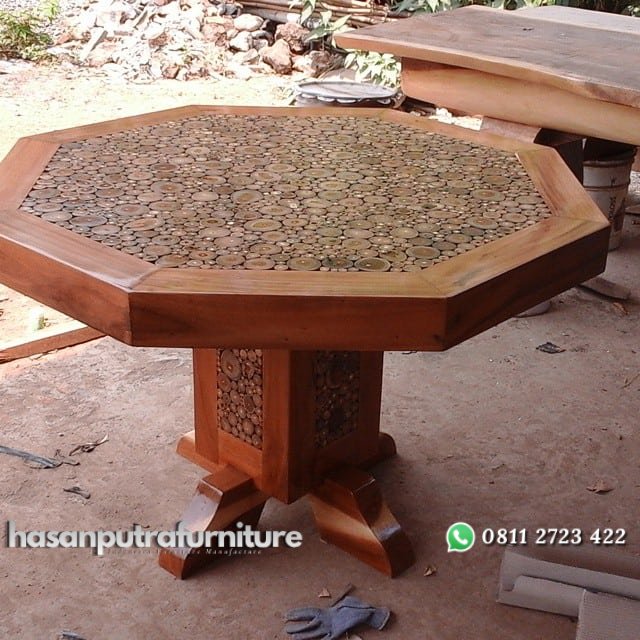 Meja Makan Koin Hasan Putra Furniture Jepara - Indonesia Furniture 1 Meja Makan Koin Hasan Putra Furniture Jepara - Indonesia Furniture