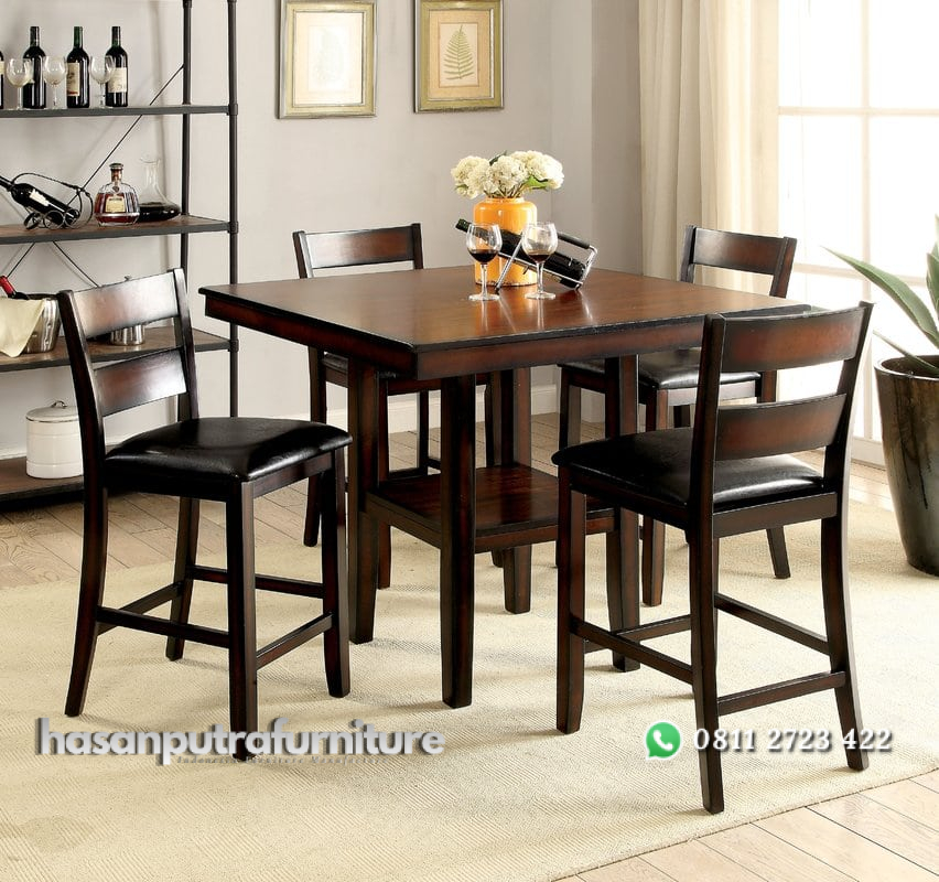 Meja Makan Kotak Persegi 4 Kursi Hasan Putra Furniture Jepara - Indonesia Furniture 1 Meja Makan Kotak Persegi 4 Kursi Hasan Putra Furniture Jepara - Indonesia Furniture