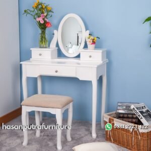Meja Rias Anak Cat Duco Minimalis Hasan Putra Furniture Jepara - Indonesia Furniture