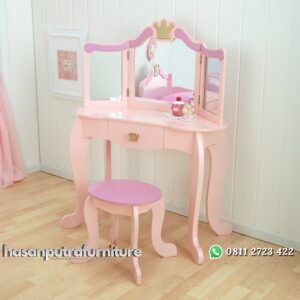 Meja Rias Anak Princess Cantik Hasan Putra Furniture Jepara - Indonesia Furniture