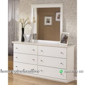 Meja Rias Cat Duco Minimalis Hasan Putra Furniture Jepara - Indonesia Furniture