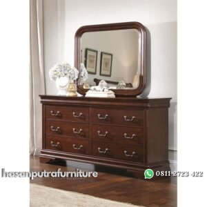 Meja Rias Jati Elegant Hasan Putra Furniture Jepara - Indonesia Furniture