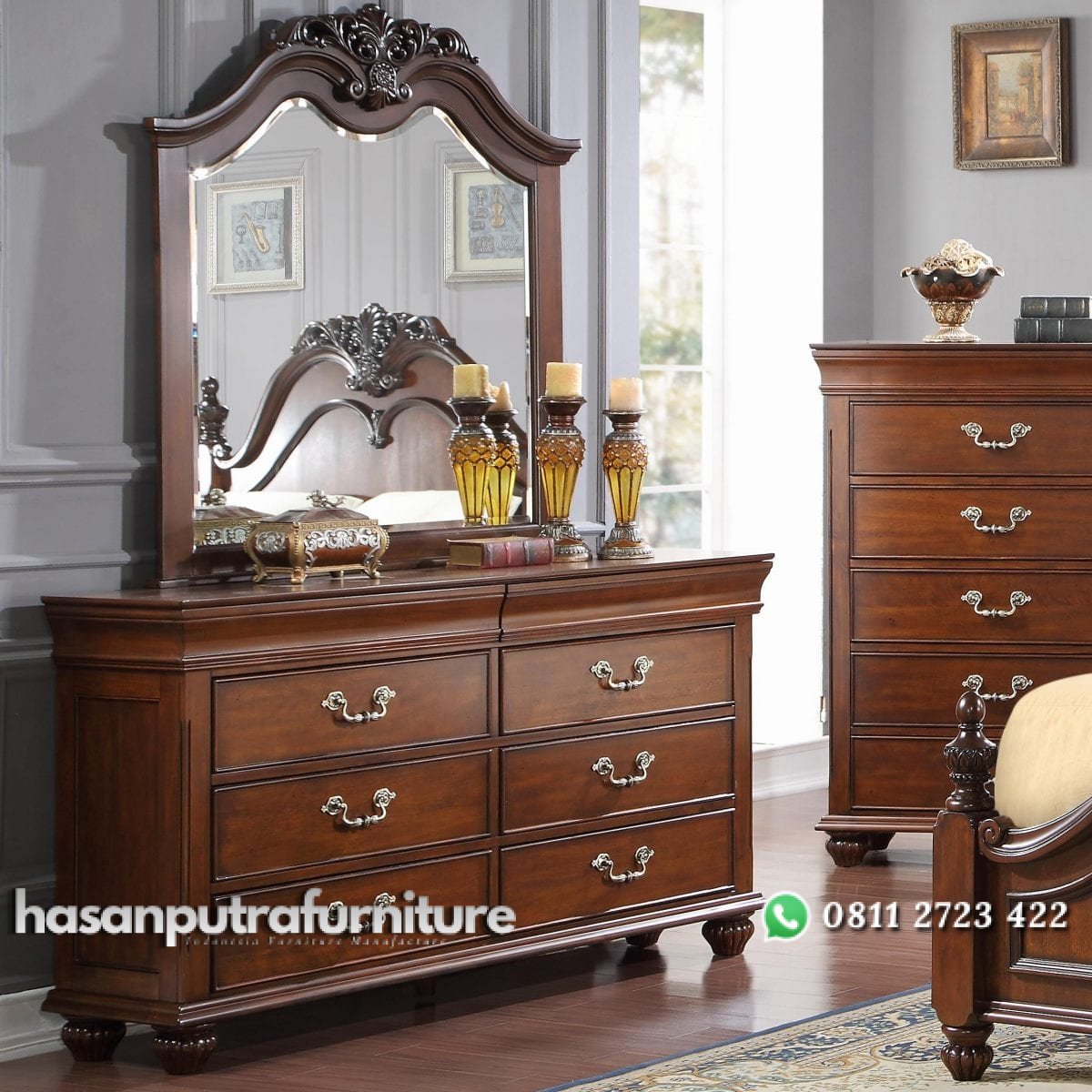 Meja Rias Jati Klasik Minimalis Hasan Putra Furniture Jepara - Indonesia Furniture 1 Meja Rias Jati Klasik Minimalis Hasan Putra Furniture Jepara - Indonesia Furniture