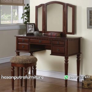 Meja Rias Kayu Jati Murah Minimalis Hasan Putra Furniture Jepara - Indonesia Furniture