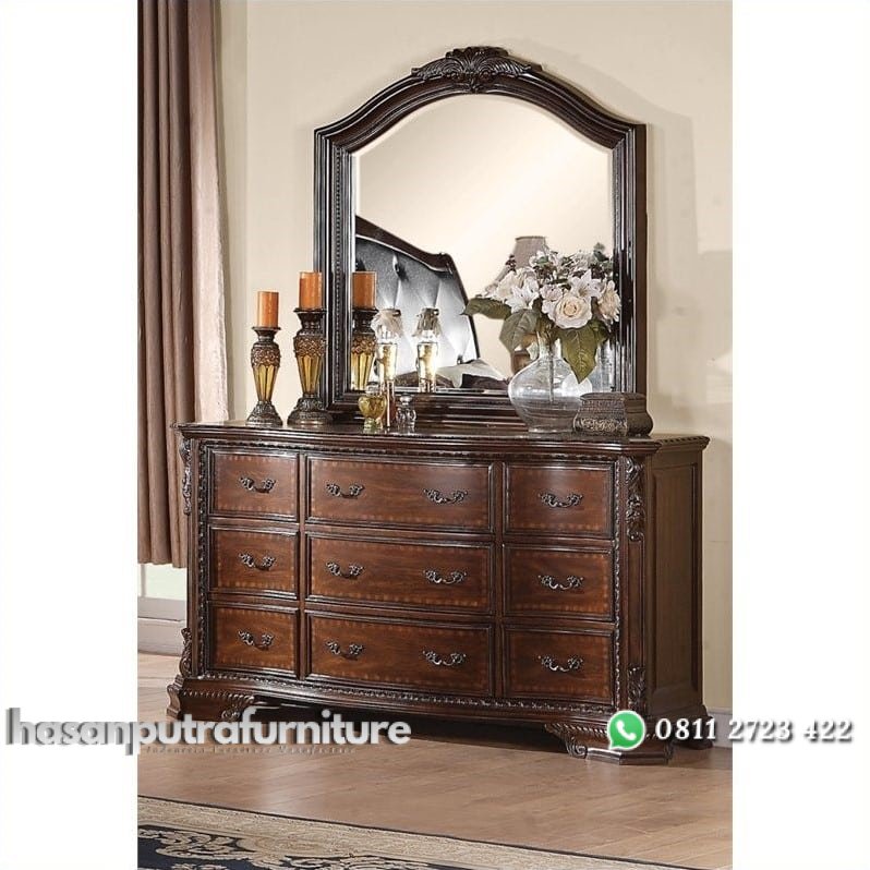 Meja Rias Jati Ukiran Hasan Putra Furniture Jepara - Indonesia Furniture 1 Meja Rias Jati Ukiran Hasan Putra Furniture Jepara - Indonesia Furniture