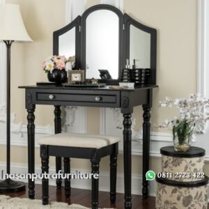 Meja Rias Jati Vanity Hasan Putra Furniture Jepara - Indonesia Furniture