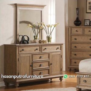 Meja Rias Kamar Tidur Kayu Jati Hasan Putra Furniture Jepara - Indonesia Furniture