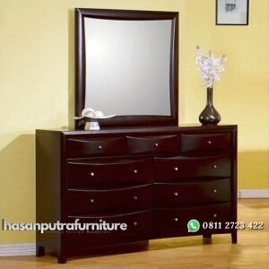 Meja Rias Kayu Jati Modern Hasan Putra Furniture Jepara - Indonesia Furniture