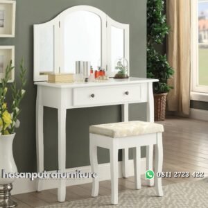 Meja Rias Minimalis Putih Modern Hasan Putra Furniture Jepara - Indonesia Furniture