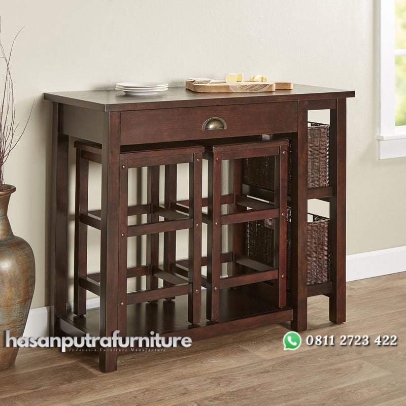 Meja Samping Dapur Dan 2 Kursi Hasan Putra Furniture Jepara - Indonesia Furniture 2 Meja Samping Dapur Dan 2 Kursi Hasan Putra Furniture Jepara - Indonesia Furniture - Gambar 2