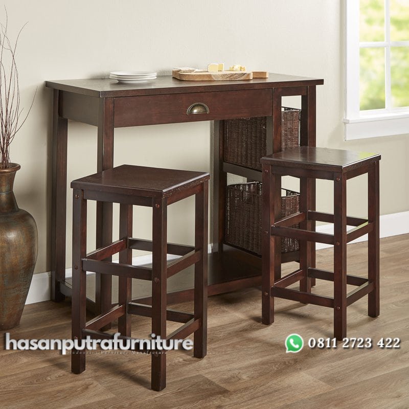 Meja Samping Dapur Dan 2 Kursi Hasan Putra Furniture Jepara - Indonesia Furniture 1 Meja Samping Dapur Dan 2 Kursi Hasan Putra Furniture Jepara - Indonesia Furniture