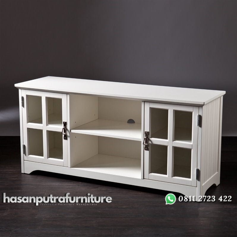 Meja TV Cat Duco Putih Minimalis Hasan Putra Furniture Jepara - Indonesia Furniture 3 Meja TV Cat Duco Putih Minimalis Hasan Putra Furniture Jepara - Indonesia Furniture - Gambar 3