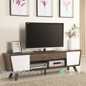 Meja TV Retro Jakarta Hasan Putra Furniture Jepara - Indonesia Furniture