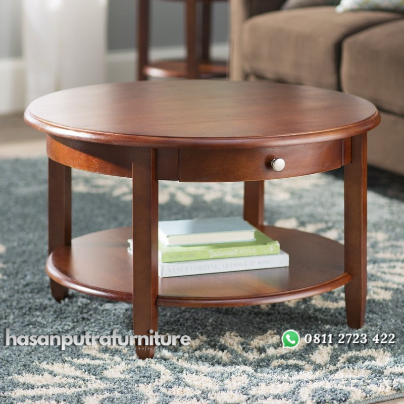 Meja Tamu Bundar Sederhana Minimalis Hasan Putra Furniture Jepara - Indonesia Furniture 1 Meja Tamu Bundar Sederhana Minimalis Hasan Putra Furniture Jepara - Indonesia Furniture