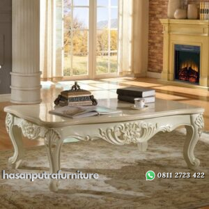 Meja Tamu Cantik Ukiran Jepara Hasan Putra Furniture Jepara - Indonesia Furniture