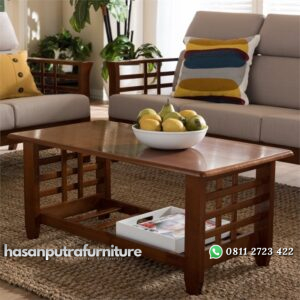Meja Tamu Jati Jepara Hasan Putra Furniture Jepara - Indonesia Furniture