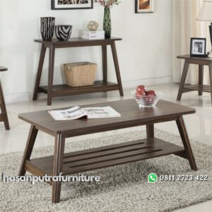 Meja Tamu Kayu Jati Furniture Hasan Putra Furniture Jepara - Indonesia Furniture