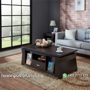 Meja Tamu Kayu Jati Multifungsi Hasan Putra Furniture Jepara - Indonesia Furniture
