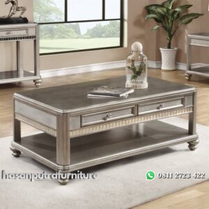 Meja Tamu Laci Multifungsi Hasan Putra Furniture Jepara - Indonesia Furniture