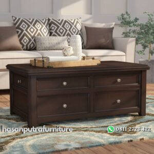 Meja Tamu Minimalis Multifungsi Hasan Putra Furniture Jepara - Indonesia Furniture